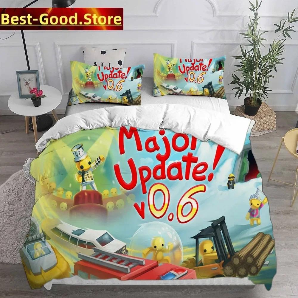 Povlak na peřinu Ložní soupravy Wobbly & Life Jednolůžko Twin Plné Velikost Queen King Prošívaná přikrývka Anime Potah na postel Sada povlaků na polštáře