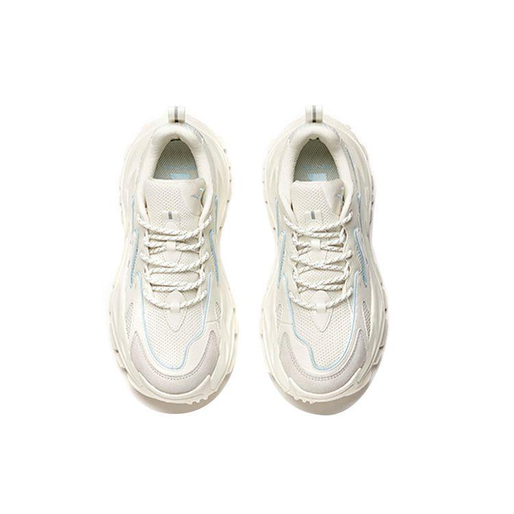 Anta Hot Low-Top Dad Shoes Women Sneakers Ivory-White 922048880-7