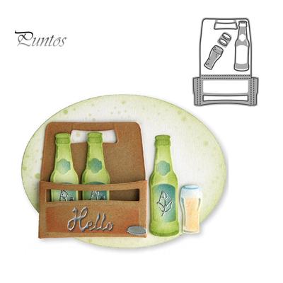 Matrițe de Tăiere pentru Pahare de Sticlă de Bere DIY Scrapbooking Hârtie Înrelief Carduri Album Șablon Matriță