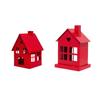 Hollow Mini House Tealight Candle Holders,Decorative Candle Holders for Table Centerpieces Christmas Home Decorations