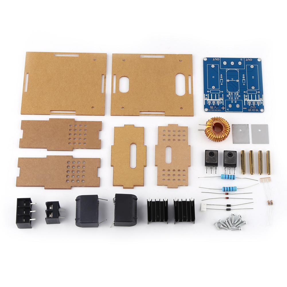 

DC1230V ZVS Coil Generator Parts High Voltage Power Supply Drive Board Unassembled Set