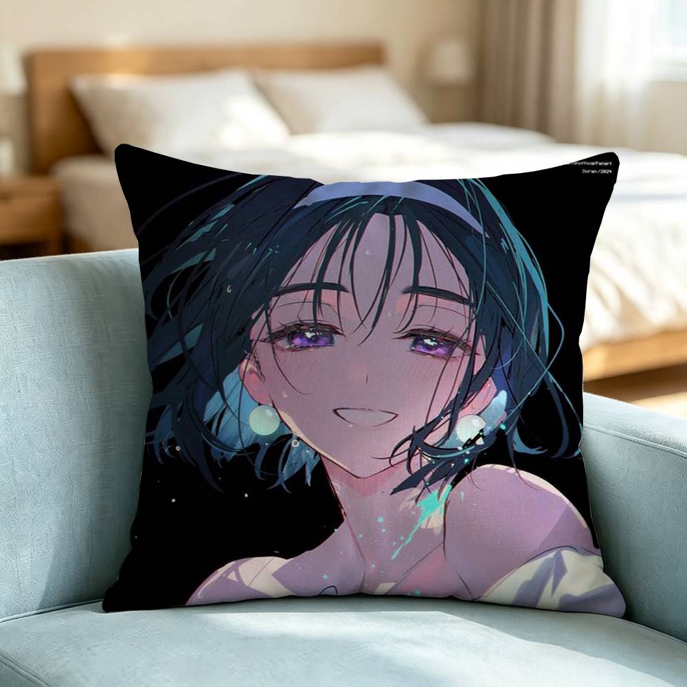 Alien Stage-E Sua-A Square Double-Sided printed Pillow Case Bedroom Bedside Pillow Sofa Cushion Cover Gift