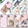 Rabbit Phone Case For iPhone 16 15 Pro Max 12 13 Mini 11 14 Pro Max XR 16 15 Plus 16e Cover Coque
