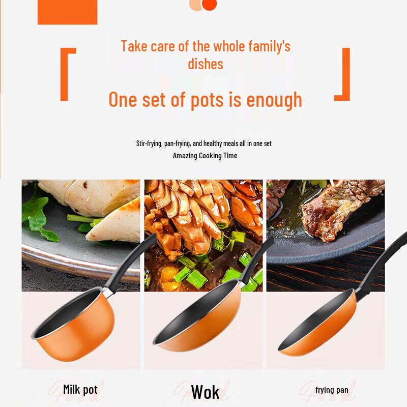 ASD Stainless Steel Wok & Cookware Set