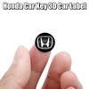2/4/10Pcs 14mm Car Remote Key Aluminum Logo Sticker For Honda CITY CIVIC Mugen Pilot Type R Type S Insight RR Si Keychain shape SM1