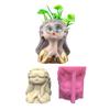 Little Girl Concrete Silicone  Mold Succulent Flowerpot Clay Cement Plaster Molds  Home Garden Flower S Mould