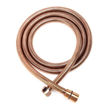 1.5M Extra-long Swivel Anti-twist Flexible Stainless Steel Rose Gold Shower Hose Extension for Handheld Shower (ROSE GOLD,1.5M) розового золота
