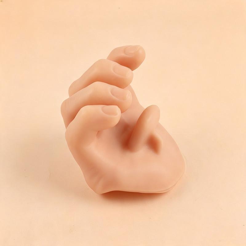 Realistic Fake Hand Prop Artificial Hand Model Stage Magic Trick Simulation Hand For Halloween Magician Performance Party Show