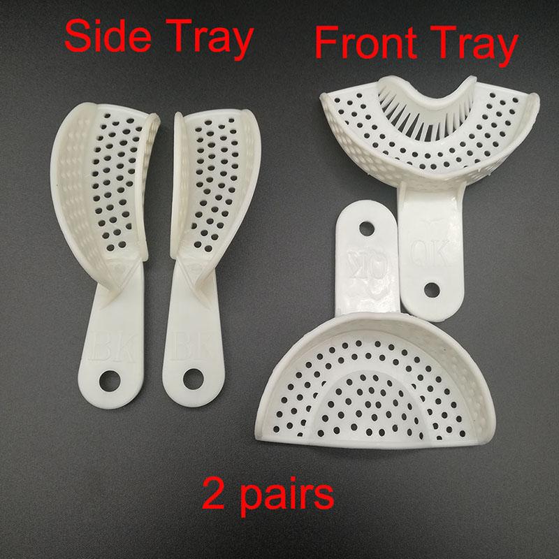 

Стоматологические пластиковые ложки для снятия оттисков без сетки, ложки для зубного техника, материал для лаборатории, ложки-держатели для зубов, стоматологические инструменты