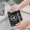 CRA1 Car Coasters Water Cup Slots Non-Slip Mat For Mercedes Benz W203 W205 W204 W221 W222 W212 W210 W211 Anti-skid Coaster Accessory
