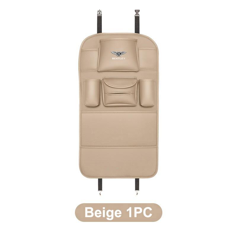 Leather Car Seat Back Anti-kick Pad Protection Mat Auto Accessories for New Bentley Flying Spur Continental GT Bentayga Mulsanne