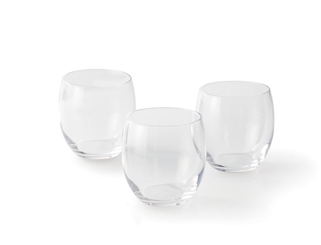 Dolce duo Rocks Glasses (3-Piece Set), 310ml, Tumbler, Wine Glass, Spritzer Glass, Made in Japan (Gift Wrapped), Birthday Gift, DAM-292