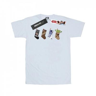 Camiseta masculina com meias de Natal