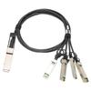 40G QSFP Cable High Speed Good Heat Dissipation High Performance Chips 1M QSFP+ to 4 SFP+ 40G Cable for Extreme for