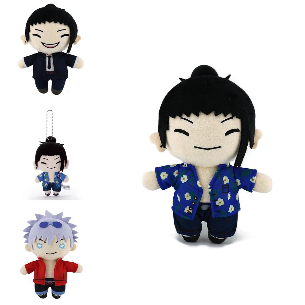 Adorable Toho Jujutsu Sorcery Plush Toy Featuring Gojo Satoru In Stylish Summer Outfit