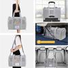 Breathable Cat Bag Foldable Mesh Cat Bag Portable Travel Outgoing Cats Carriers Outdoor Pet Handbag Carrier with Folding Bowl