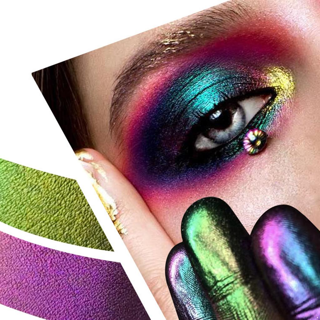 Chameleon Shimmer Liquid Eyeshadow and Lipstick - Long Lasting, Waterproof, Non-Greasy Highly Pigmented Makeup | Sparkly Finish