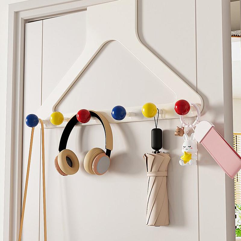 Dopamine-Boosting Strong Adhesive Wall Hooks Multi-Purpose No-Drill Hangers For Dormitory Room Bags Clothes Bathroom Storage