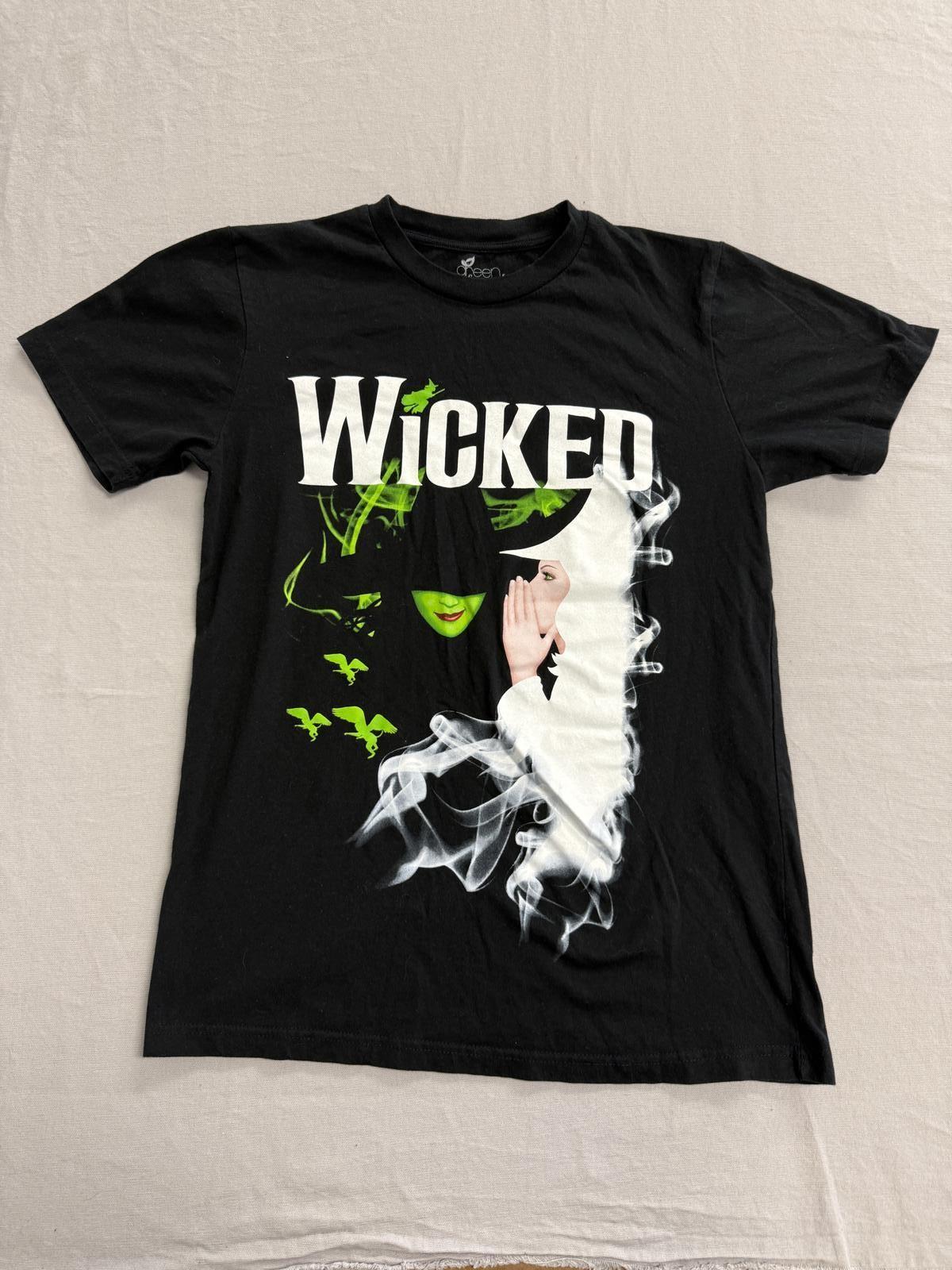 Wicked Broadway T-shirt Elphaba and Galinda Tee 2019 S S