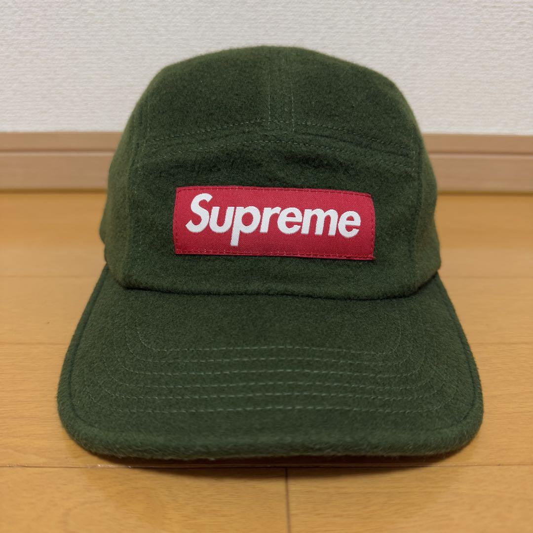 

[USED] Supreme Wool Camp Cap Dark Green 20aw
