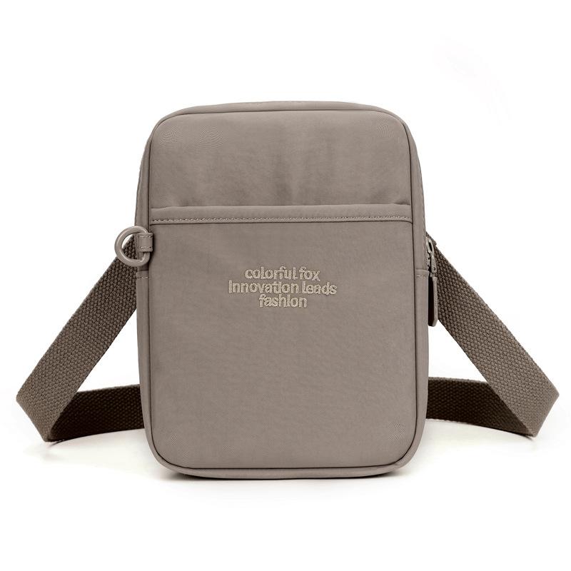 Summer Messenger Small Bag Portable Large Screen Mobile Phone Bag Simple and Versatile Walking Small Bag Nylon