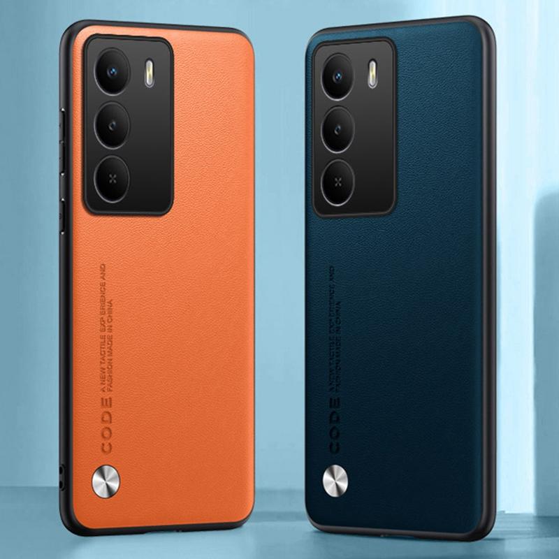 Luxury PU Leather Case For Realme 14X 5G Back Cover Matte Silicone Shockproof Full Protection Phone Case For Realme14X Coque