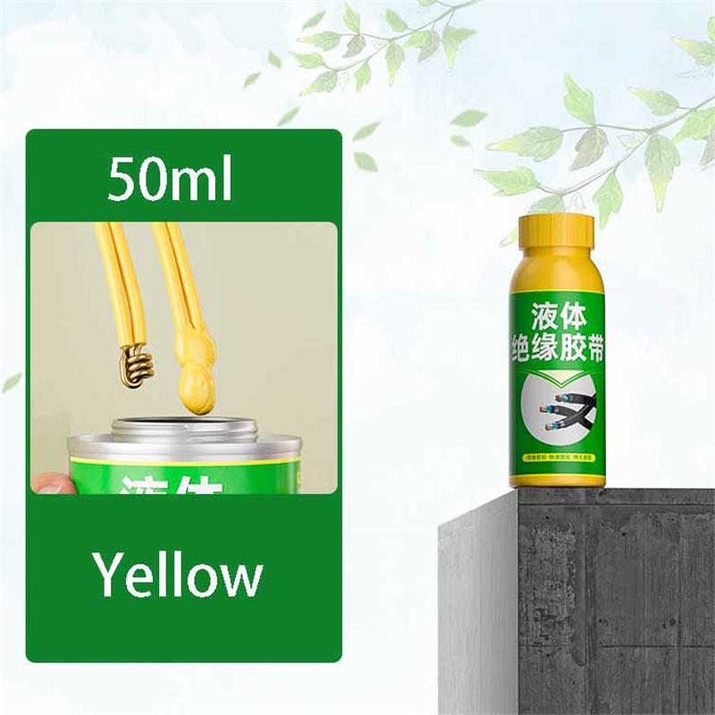 Liquid Electrical Tape Waterproof Sealant for Wires & Data Cables Insulating Flame Retardant Heat Resistant Anti-Leakage Flexible Rubber Coating