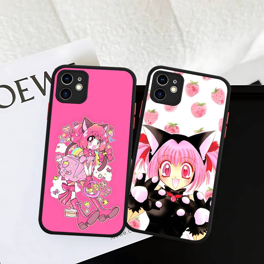 Tokyo Mew Mew Anime Phone Case For IPhone 16e 16 15 14 13 12 11 Pro Max X XS Max Plus Matte Clear