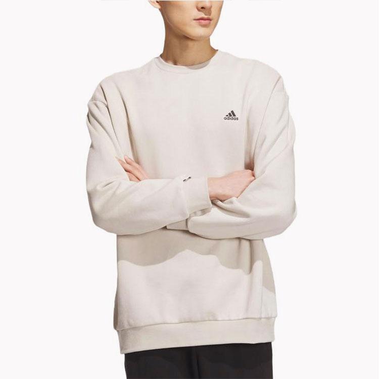 New Adidas Sweatshirt Unisex Bauxite Brown IV7598
