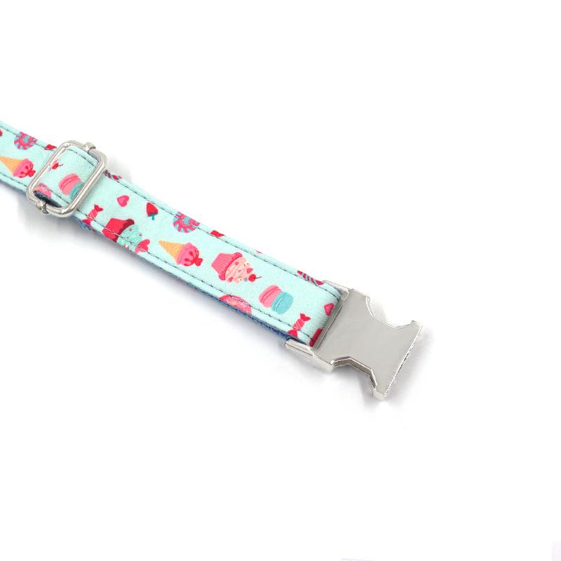Macaron Ice Cream Laser Engraved Dog & Cat Collar