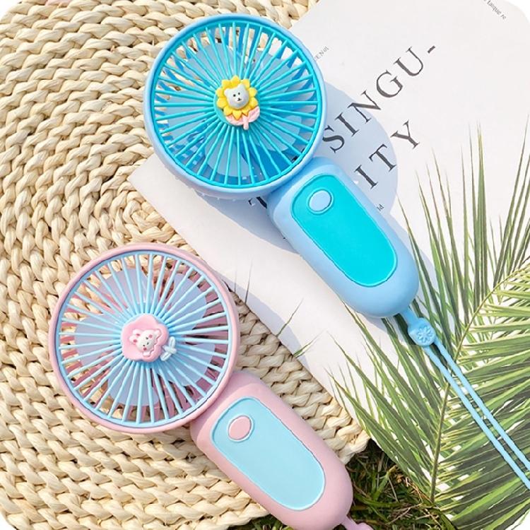 USB Mini Strong Wind Handheld Fan USB Rechargeable Mini Desktop Air Cooler