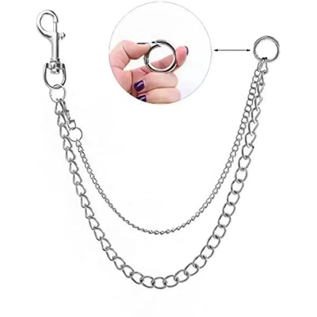 Adjustable Double Layer Punk Hip Hop Men's Pants Chain - Versatile European & American Fashion