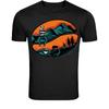 Coffee To Go Skeleton Mountain Camping T-Shirt - Nature Hiking