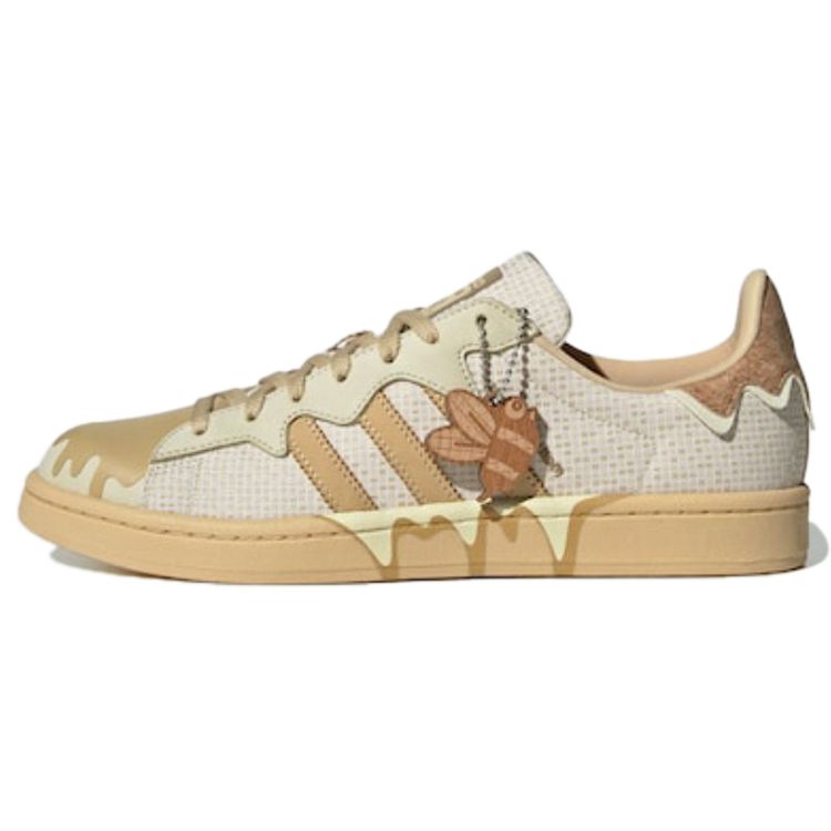 Adidas Originals Melting Sadness X  Campus 00S Fabric Synthetic Leather Durable Lightweight Low-Top Sneakers Unisex Sneakers Beige GY5968