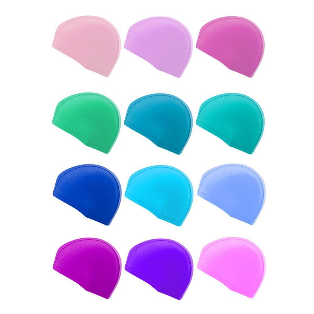 Atmungsaktive Badekappe Elastischer Sport-Turban 2024 Schwimmkappe