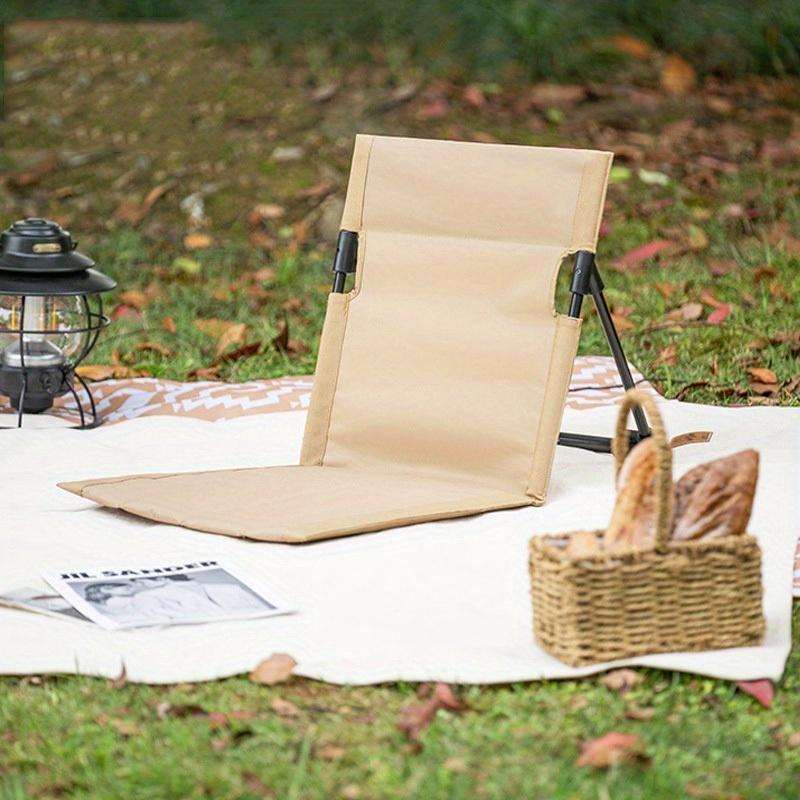 Lightweight Foldable Camping Chair Portable Outdoor Seat With Backrest Storage Bag Lazy Chair Beach Garden Travel Picnic Hiking