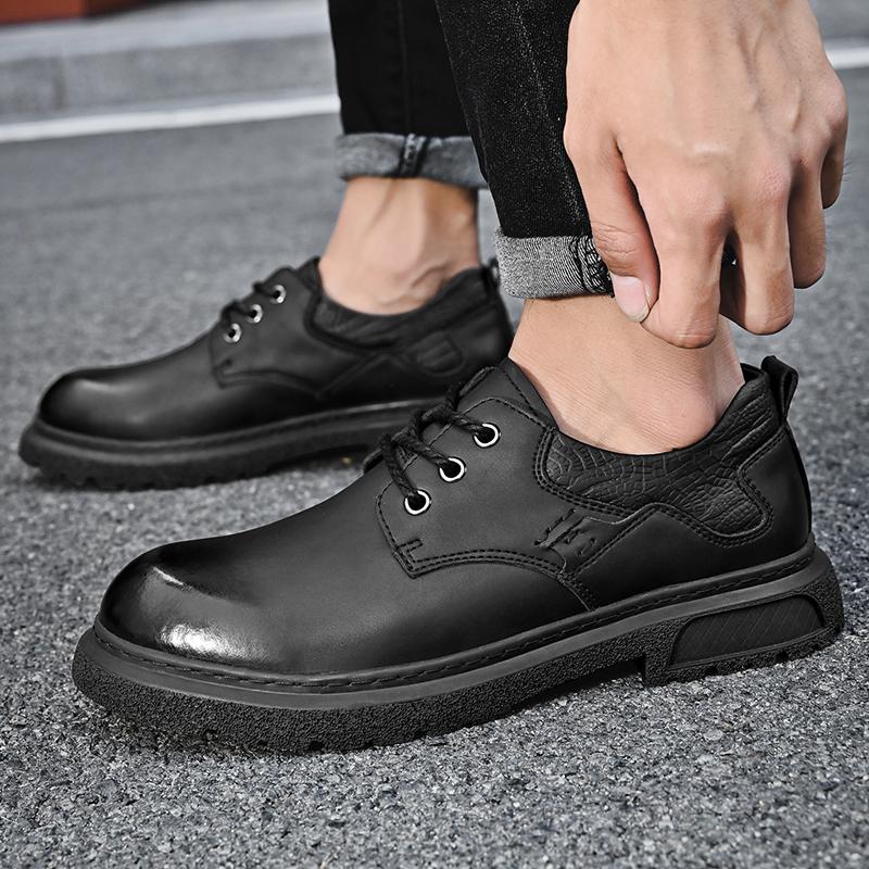 Men's Classic Retro Work Clothes Comfortable Casual Shoes Outdoor Sports Mountain Climbing Anti Slip Wear-resistant Oxford Shoes