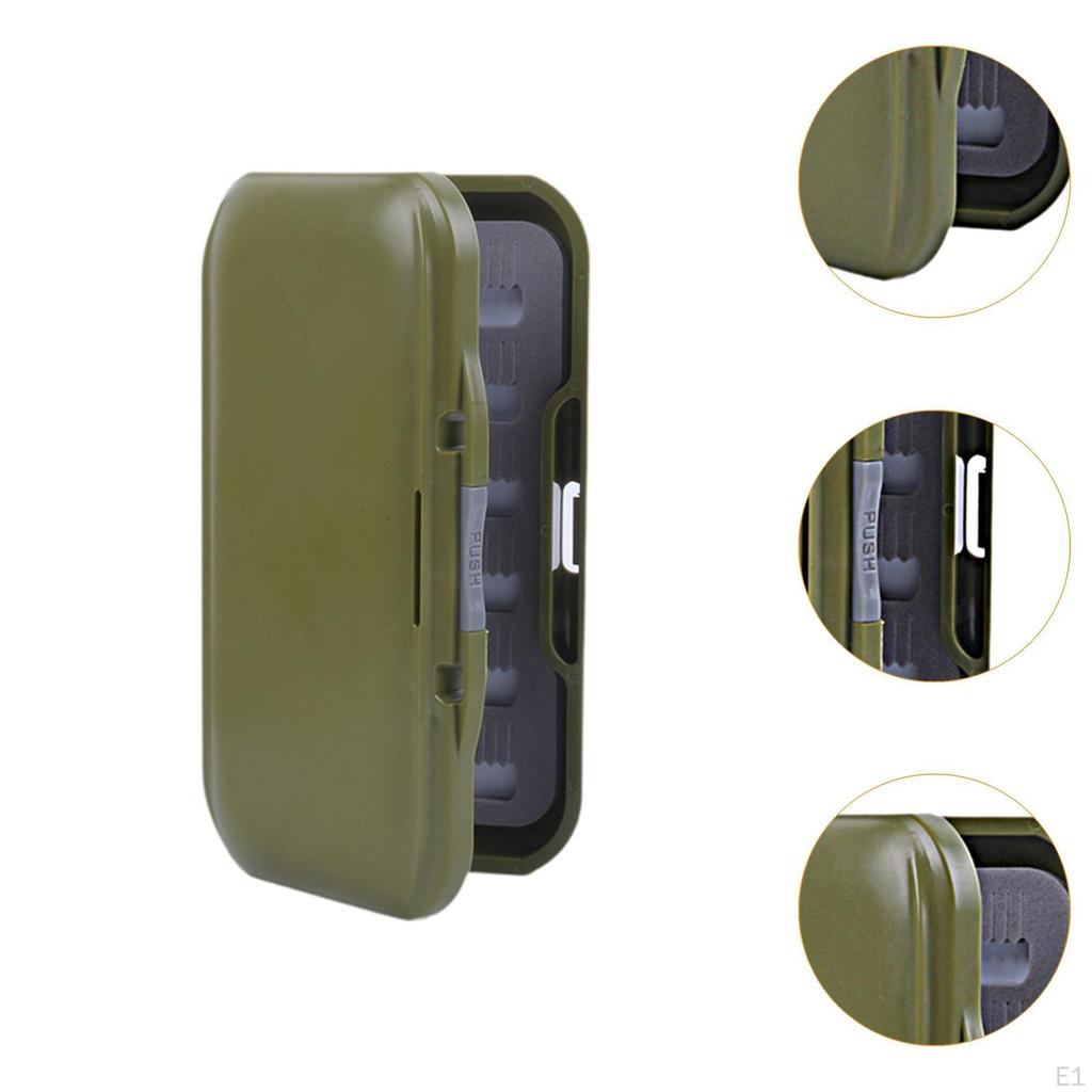 Compact Double Sided Container for Fly Fishing Hooks