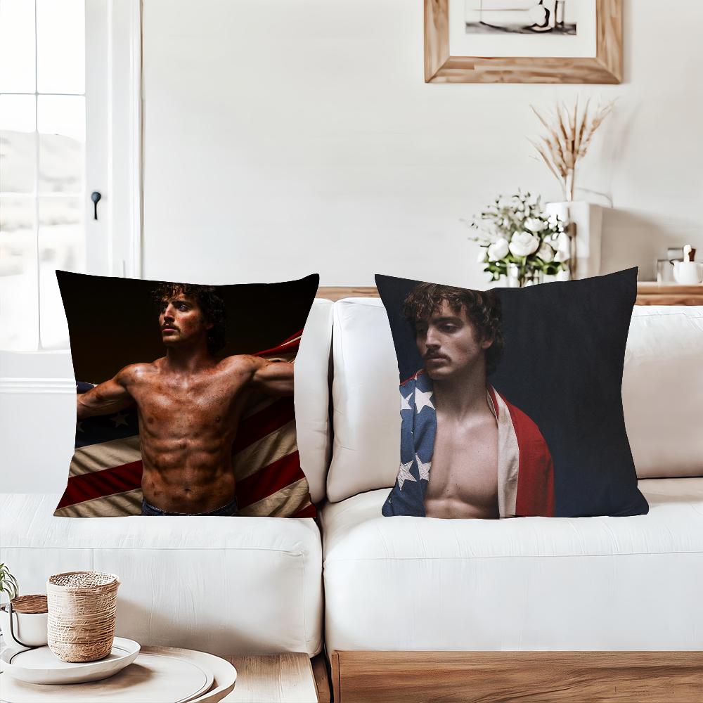 American Singer B-Benson B-Boone Pillow Case Office Cushions Suitable For Sofa Car Bedroom Decorative Cushion Cover