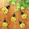 4pcs American Wrought Iron Metal Bee Decoration, Pastoral Bee Wall Decoration, Wall Hanging Wall Decoration