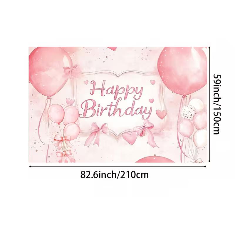 Soft Pink Watercolor Tapestry for Nursery, Bedroom and Birthday Party Decor