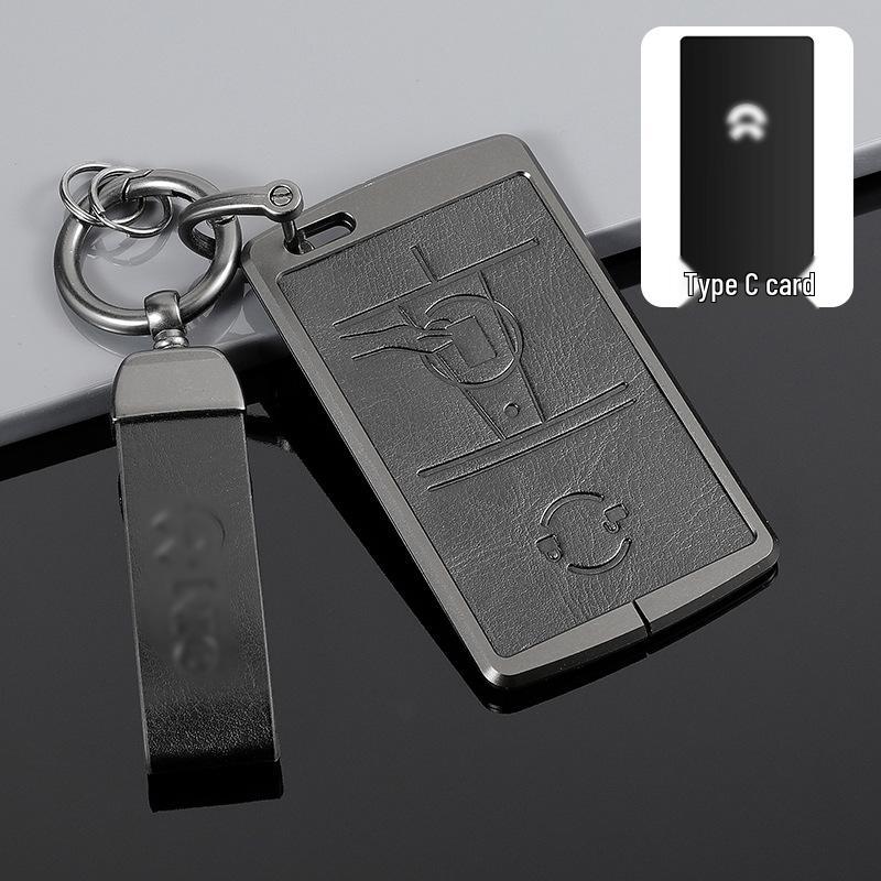 NIO ES6/ET7/ES8/ES7/EC6 Car Key Case - 2022 Model, Protective Shell with Buckle