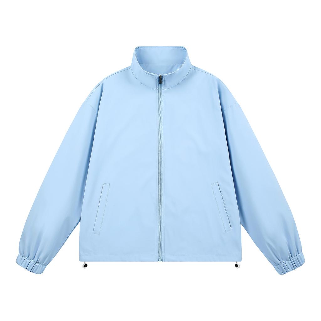 New Jacket Men's Stand-up Collar Loose Casual American Trendy Basic Trendy Top