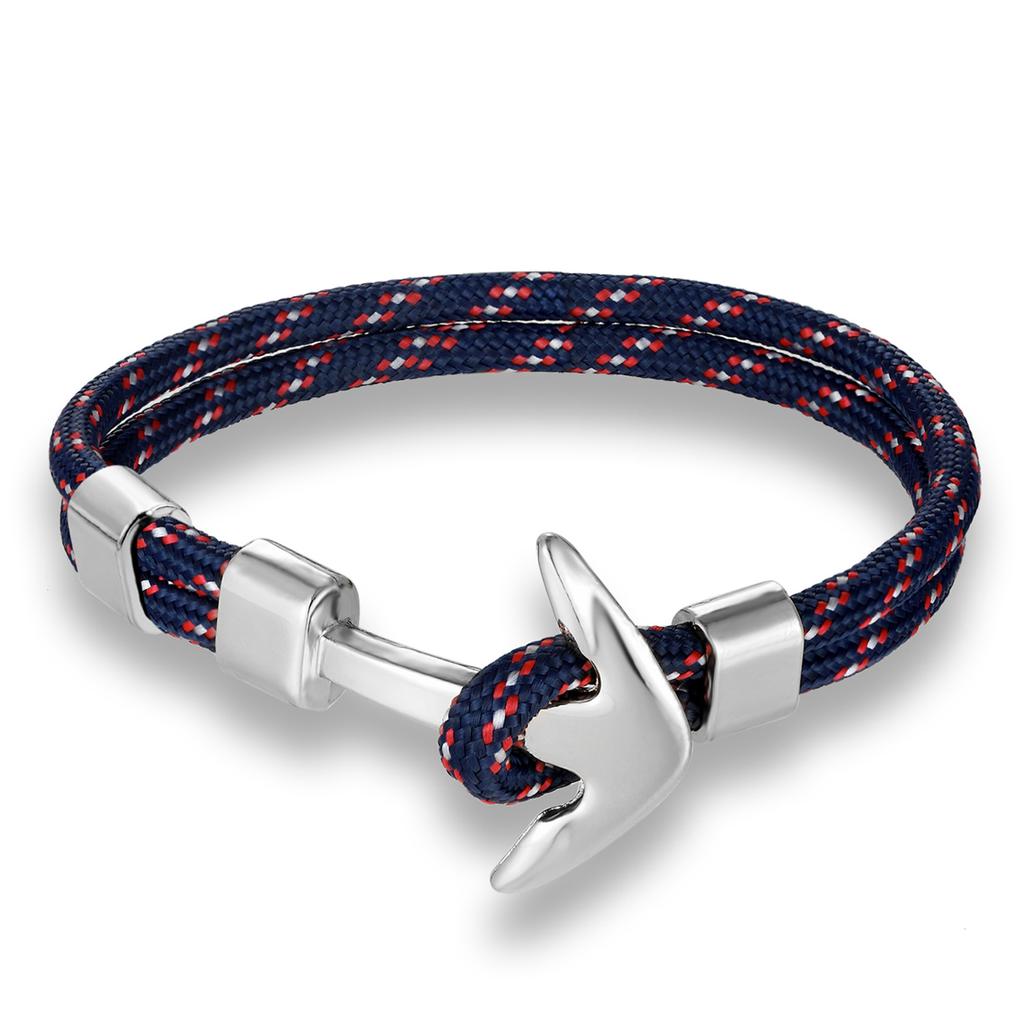 European and American Trends, Boat Anchors, Men's Aircraft Bracelets, Polyester Rope Jewelry