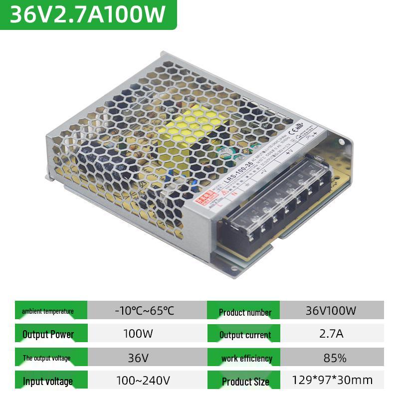 220V To 36V DC Switching Power Supply, 10A Automation for High Power Motor & LED Strip, 500W Transformer