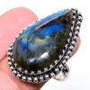 Labradorite Gemstone Handmade 925 Sterling Silver Jewelry Pendant 2.96"