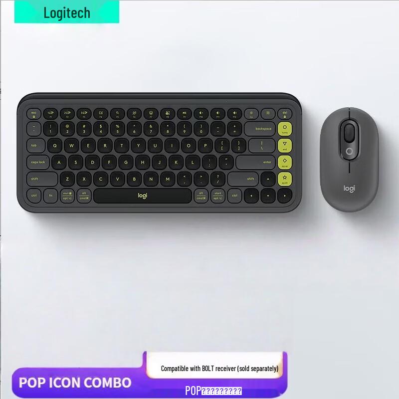 

Logitech G POP ICON COMBO AI Wireless Keyboard & Mouse Set