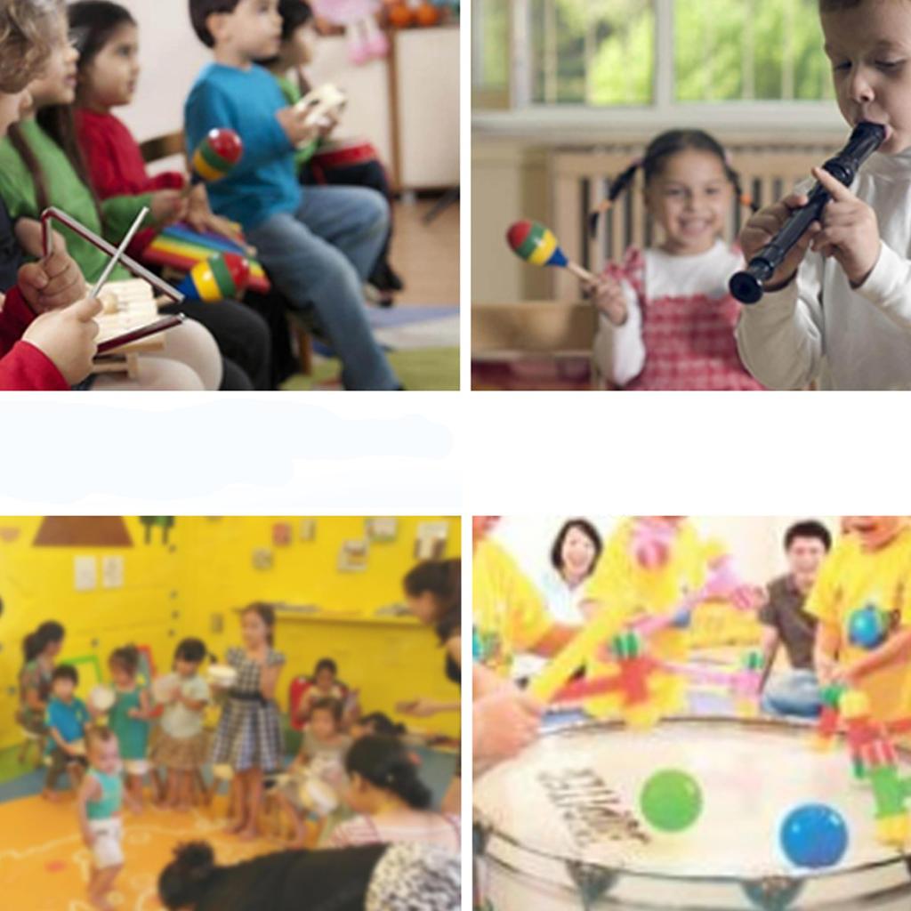 Akindou Hand Bells, Ring Bells, 5 Colorful Colors, Set of 10, Perfect for Karaoke, Nursing Homes, and More