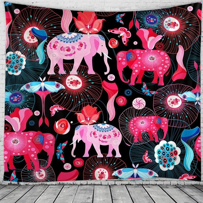 Геометрический народный стиль Декоративный гобелен Домашняя стена Гостиная Офис — фото 6