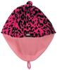 Pink M Size Boa Material Leopard Pattern Next Generation Structure Polyester Mesh Material Sauna Hat 3-layer
